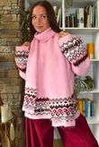 Moorland Fair Isle Scarf Candy